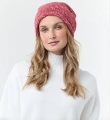 Loevenich Casual, mottled knit beanie, Tomato