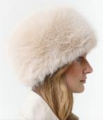 Loevenich Fake Fur Hat, Pillbox Style