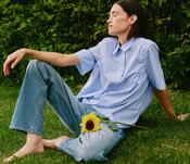 In Wear Rael Lynn Shirt, Blue Stripe image