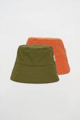 Tanta Breca Waterproof Rain Hat, Sphagnum and Apricot Orange image