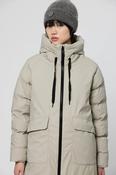 Tanta Rainwear Rime Quilted Coat, Stone Grey image