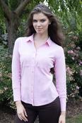 NO2MORO Izzy Cotton Shirt, Petal Pink image