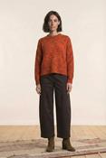 La Fee Maraboutee Garel Barrel Trousers, Ganache image