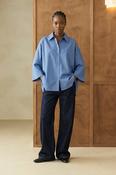Humility Mirta Cotton Blouse, Sky Blue image