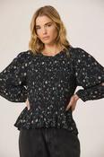 Indi and Cold Smock Blouse, Navy image