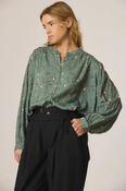 Indi and Cold Floral Print Blouse, Sage Green image