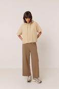 Indi and Cold James Cropped Trousers, Chocolate