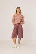 Indi and Cold Stripe Knit, Rosa