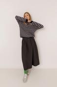 Indi and Cold stripe knit, Marino
