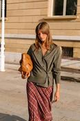 Indi and Cold Wool Cardie, Khaki