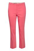 YY In Wear Zella Cropped Kickflare Trouser, Pink Rose
