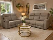 Harper 3+2 Power Recliner Suite – Taupe image