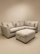 Amy Corner Sofa with Ottoman Pouffe (Display Model) image