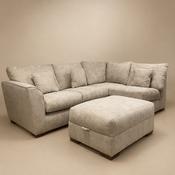 Amy Corner Sofa with Ottoman Pouffe image