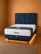 Respa Small Double Illuminating Floating Divan with Sunrise Headboard