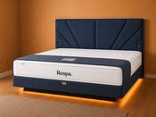 Respa Super-King Illuminating Floating Divan with Sunrise Headboard