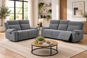 Newgrange 3+2 Power Recliner Suite – Dove Grey