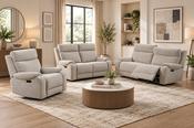 Newgrange 3+2+1 Power Recliner Suite – Taupe