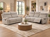 Newgrange 3+2 Power Recliner Suite – Taupe