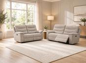 Adare Power Reclining Suite Mink 3+2