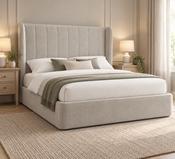 Delphine Ottoman Bedframe – Grey image