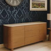 Eclipse 3 Door Sideboard | Walnut Colour (Display Model)