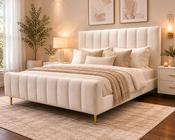 Ellie Hotel Style Pearl Bedframe| PREORDER FOR OCTOBER DELIVERY image