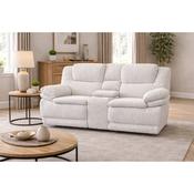 2 Seater Hampton Luxury Power Recliner Sofa Suite with Power Headrests &amp; Lumbar Support image