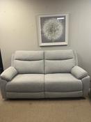 Mallow Silver 2 Seater Manual Recliner Sofa image