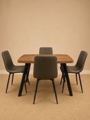 Porto Dining Set with 4 Trinity Chairs