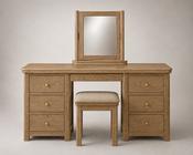 Toulouse Solid Oak Dressing Table Set image