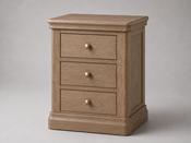 Toulouse Solid Oak 2 Drawer Bedside Locker image