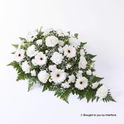 Carnation and Germini Teardrop Spray (White) image
