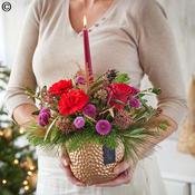 Christmas Candle Arrangement