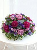Lavender Floral Funeral Posy Pad image
