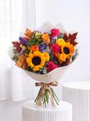 Birthday Autumn Vibrant Hand-tied image