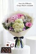 Graduation Blushing Elegance Hand-tied image