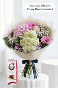 Graduation Blushing Elegance Hand-tied image