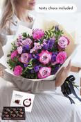Graduation Lavender Floral - Hand-tied image