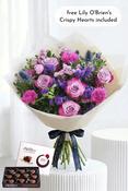 Graduation Lavender Floral - Hand-tied image