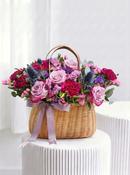 New Baby Lavender Floral - Basket