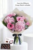 Graduation Pretty Pink Hand-tied image