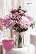 Peony Pretty Pink - Vase Gift Set image