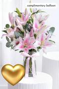 Pink Scented Lily - Vase