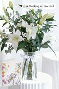 White Scented Lily - Vase