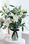 Sympathy White Scented Lily - Vase