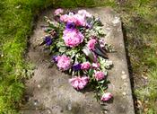 Pink Sympathy Spray Arrangement image