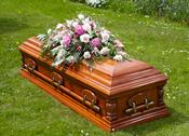 Traditional Funeral Casket Arrangement image