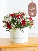 Red Roses Hatbox Free Upgrade image