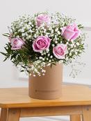 Pink Roses Hatbox